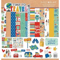 Picture of Photo Play Paper Collection Packs, Time To Travel, 12x12inch