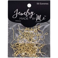 Picture of Jewelry Made By Me Earwire Fish Hook, Gold, Pack of 56