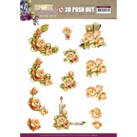 Precious Marieke Find It Trading Punch Out Sheet, Rose Orange