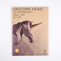Picture of Papercraft World 3D Unicorn Papercraft Wall Art