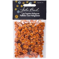 John Bead-Round Sequins Pack, 6mm, Pack of 1600pcs