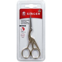 Picture of Singer Forged Stork Embroidery Scissors, Gold, 4.5 In