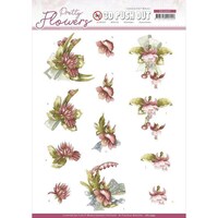 Precious Marieke Find It Trading Punch Out Sheet, Red Flower
