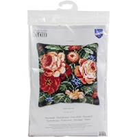 Picture of Vervaco Counted Cross Stitch Cushion Kit - Rose Flower