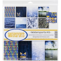 Picture of Reminisce Watersports Sticker Sheet Collection Kit, 12X12 In