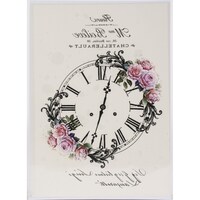 Picture of Dress My Craft Transfer Me Sheet, A4, Rose Clock