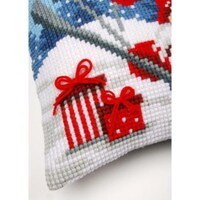 Picture of Vervaco Counted Cross Stitch Cushion Kit - Christmas Gnome