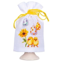 Picture of Vervaco Egg Cosy Counted Cross Stitch Kit - Easter Eggs 