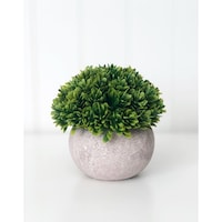 Picture of Foundations Decor Stone Pot & Foliage Tiered Tray