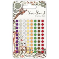 Picture of Craft Consortium Adhesive Enamel Dots, Assorted, Pack of 80