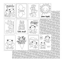 Picture of Photo Play Paper Color Me Fern & Willard Double Sided Cardstock, 12X12 In