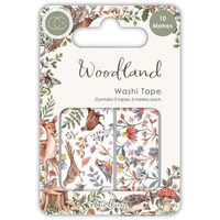 Picture of Craft Consortium Woodland Washi Tape, Pack of 2