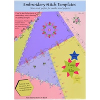Picture of Creative Impressions Embroidery Stitch Template Set 4 Pack