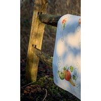 Picture of Vervaco Stamped Table Runner Embroidery Kit - Pumpkins, 16x40inch
