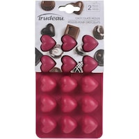 Picture of Trudeau Maison Heart Silicone Chocolate Mold, Pack of 2