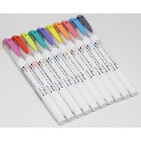 Picture of Zebra Mildliner Double Ended Brush Collection, Refresh & Friendly, 10Packs