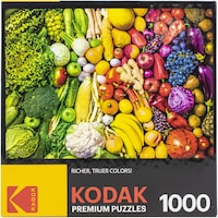 Picture of Kodak Premium Jigsaw Puzzle, Rainbow Superfoods, 20x27inch, 1000pcs