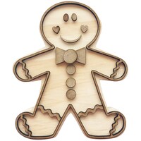 Picture of Foundations Decor O Wood Gingy The Gingerbread Cookie Shape