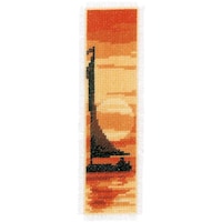 Picture of Vervaco Bookmark Counted Cross Stitch Kit - Sailing at sunset