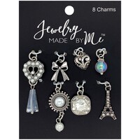 Jewelry Made By Me Charms - Heart, Pack of 8