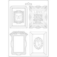 Picture of Stamperia Intl Soft Maxi Mould, Frames, Atelier Des Arts, 8.5x11.5inch