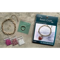 Picture of Jewelry Made By Me Ombre Heart Bracelet Resin Mini Kit