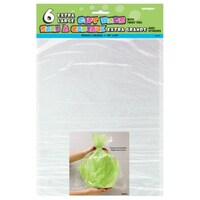 Picture of Unique Industries Large Cello Bags, Clear, 16X20 In, Pack of 6