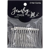 Picture of Jewelry Made By Me Hair Comb, Silver, Pack of 2