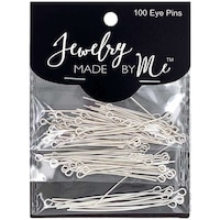 Picture of Jewelry Made By Me Eye Pin, Silver , Pack of 100