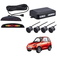 Kozdiko Reverse Car Parking LED Sensor for Mahindra Reva, Black, Pack of 7
