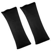 Kozdiko Seat Belt Cushion Pillow for Volkswagen Ameo, Black, 2Pcs