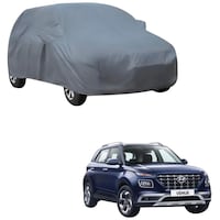 Picture of Kozdiko Car Body Cover with Mirror Pockets for Hyundai Venue, Silver