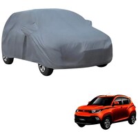 Picture of Kozdiko Car Body Cover with Mirror Pockets for Mahindra KUV 100, Silver