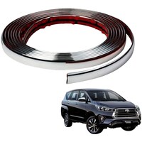 Picture of Kozdiko Car Chrome Beading Roll for Toyota Innova Crysta, 14MM, 20 meter, Medium, Silver