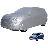 Picture of Kozdiko Car Body Cover with Buckle Belt for Tata Indica Vista, Silver