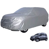 Picture of Kozdiko Car Body Cover with Buckle Belt for Mahindra Quanto, Silver