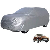 Picture of Kozdiko Car Body Cover with Buckle Belt for Hyundai i20 Active, Silver