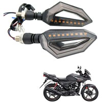 Picture of Kozdiko D Shaped Bike Rear Side Indicator Light for Hero Ignitor, Multicolour, 4 Pcs