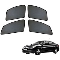 Picture of Kozdiko Car Half Magnetic Sunshades Curtain for Renault Fluence, Black, Set of 4