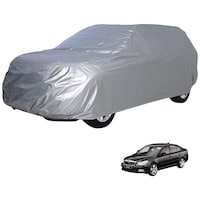 Picture of Kozdiko Car Body Cover with Buckle Belt for Skoda Laura, KZDO784875, Silver