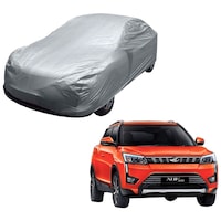 Picture of Kozdiko Matty Car Body Cover with Buckle Belt for Ford Ecosports, KZDO394511, Large, Silver