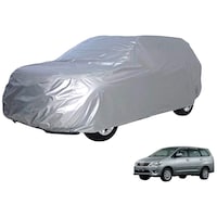 Picture of Kozdiko Matty Car Body Cover with Buckle Belt for Toyota Innova, KZDO785243, Silver