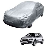 Picture of Kozdiko Car Body Cover with Buckle Belt for Audi Q5, KZDO394466, Large, Silver