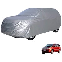 Picture of Kozdiko Car Body Cover with Buckle Belt for Tata Aria, KZDO784866, Silver