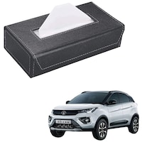 Picture of Kozdiko Car Tissue Paper Dispenser Box for Tata Nexon 2021, KZDO394159, Grey