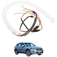 Picture of Kozdiko Car Headlight Tube LED Strip for BMW X1, KZDO394314, 60cm, Yellow & White, 2 Pcs