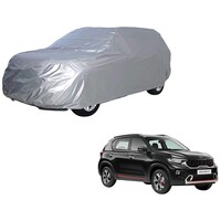 Picture of Kozdiko Matty Car Body Cover with Buckle Belt for Kia Sonet, KZDO785247, Silver