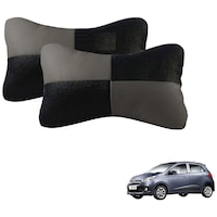 Picture of Kozdiko Neck Rest Cushion for Hyundai Grand i10, KZDO785069, Black & Grey, Set of 2