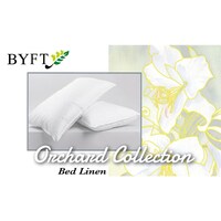 Picture of BYFT Orchard Premium Hollow Fiber Pillows, 50x70cm, White - Set of 4