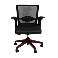 Picture of Exotic Chairs Adjustable Mediumback Executive Office Chair, Casvo Black
